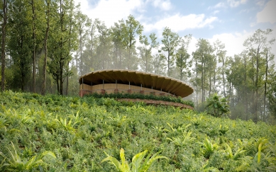 African projects of Zdeněk Fránek's studio - Rescue station in Kahuzi-Biega National Park in Congo - Variant 1 - foto: Fránek Architects