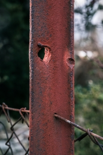 The Story of the Wittal Villa – Part 3 - Defects from the liberation battles in 1945. Photo by David Konečný, 2025