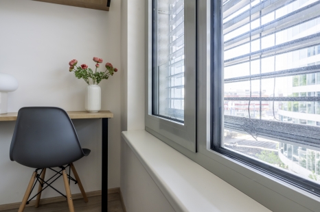 Real silence in the apartments of the My Mozart residence