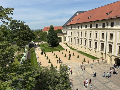Reconstruction of the Garden at the Bastion - Garden at Bašta today - foto: Správa Pražského hradu