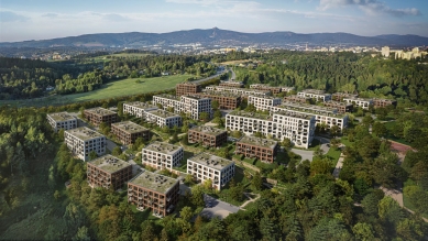 In Liberec, work has begun on the construction of a new district, which is set to offer 620 apartments - foto: QARTA ARCHITEKTURA s.r.o.