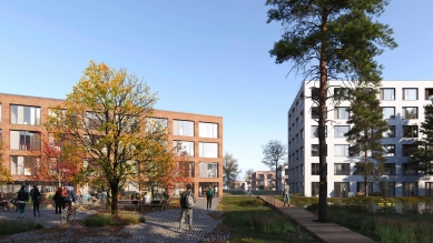 In Liberec, work has begun on the construction of a new district, which is set to offer 620 apartments - foto: QARTA ARCHITEKTURA s.r.o.