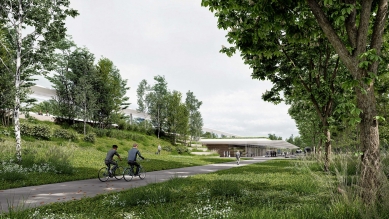 SŽ presented the winning design of the high-speed rail terminal Kořenice-Bečváry