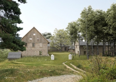 V soutěži studentů architektury o Štormovu cenu uspěl návrh, co se samotou - Místo zotavení – samota Kluk - foto: Štěpán Macek