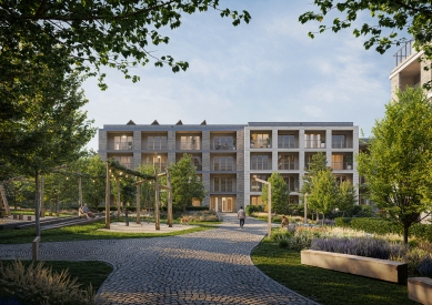 Skanska has started to construct the largest wooden apartment building in the Czech Republic in Prague