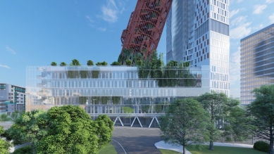 Pražští radní schválili změnu plánu pro mrakodrap u metra Nové Butovice - foto:  Black n' Arch
