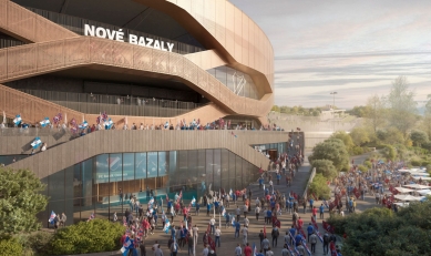 Nový stadion Bazaly bude podle návrhu barcelonského studia L35 Arquitectos - foto: L35 Arquitectos