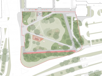 Studio Perspektiv won the competition for the revitalization of Sofia Square in Prague 12