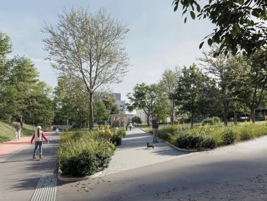 Studio Perspektiv won the competition for the revitalization of Sofia Square in Prague 12