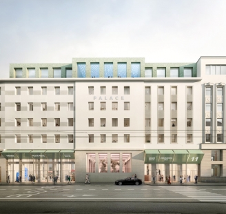 The former Hotel Palace in Ostrava will be transformed according to a design by a studio from Berlin