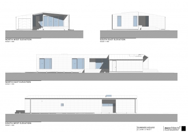 Moderní přístav klidu u moře