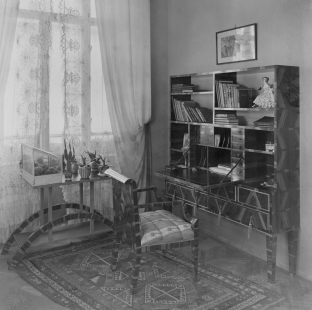 Apartment of the Lorka couple - Bedroom in the apartment of the Lorka couple - foto: ateliér de Sandalo Brno. Zdroj soukromý archiv potomků rodiny