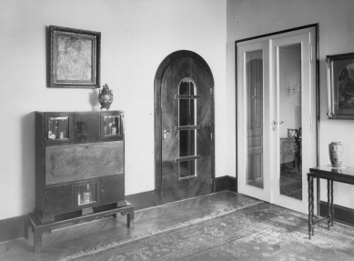 Apartment of the Lorka couple - Main living space in the Lorka couple's apartment - foto: ateliér de Sandalo Brno. Zdroj soukromý archiv potomků rodiny