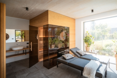 Finská sauna jako součást architektury domu