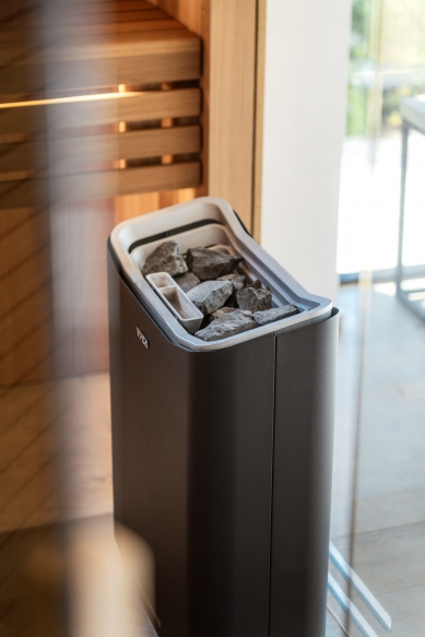 Finnish sauna as part of the house architecture