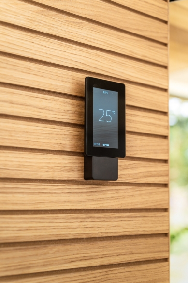 Finnish sauna as part of the house architecture