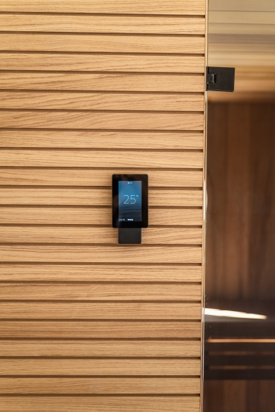 Finnish sauna as part of the house architecture