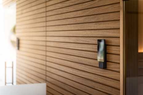 Finnish sauna as part of the house architecture