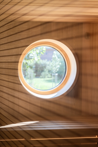 Finská sauna jako součást architektury domu