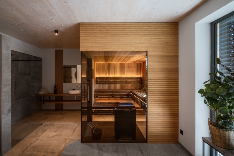 Finská sauna jako součást architektury domu