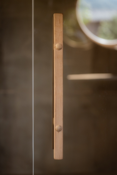 Finnish sauna as part of the house architecture