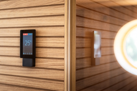 Finnish sauna as part of the house architecture