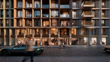 Penta has obtained permission to construct an apartment building on Petrská Street in Prague