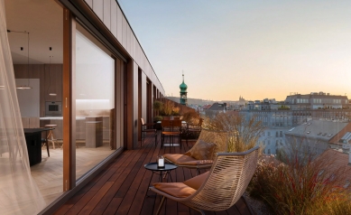 Penta has obtained permission to construct an apartment building on Petrská Street in Prague