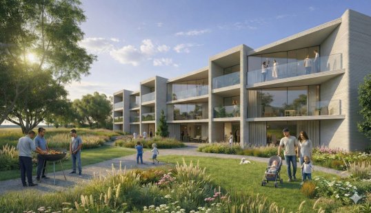 V Ostravě postaví řadové domky pomocí 3D tisku betonu