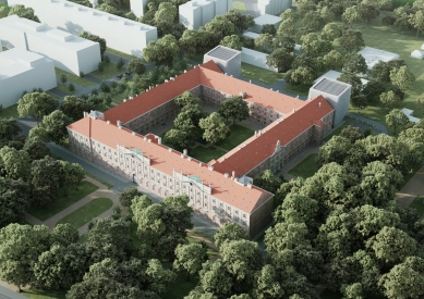NPÚ announced a tender for the renovation of the Prague Invalidovna for 2.15 billion crowns - foto:  Petr Hájek Architekti