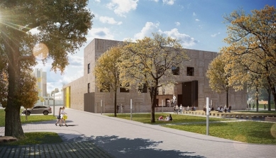 The construction of the Rožnov Cultural Center will begin as planned at the turn of spring and summer - Visualization - foto: ARCHTEAM