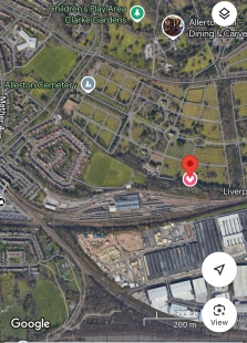 Pocta Ernstu Wiesnerovi - Umístění hrobu Ernsta Wiesnera na Allerton Cemetery v Liverpoolu