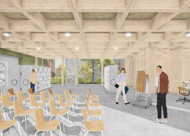 Soutěž na proměnu Středočeské knihovny v Kladně vyhrál Ateliér Akorát