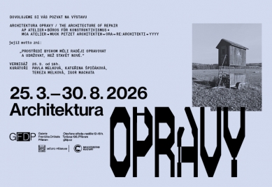 Architektura opravy - výstava v Galerii Františka Drtikola