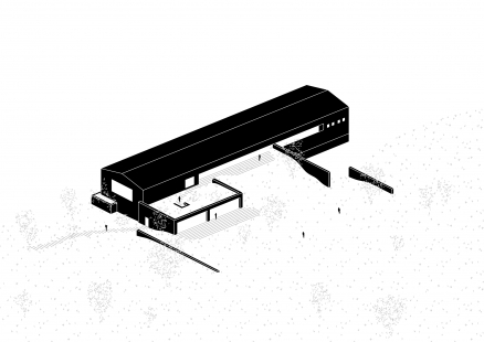 <JANOŠÍK> approaches the concept of a house and showroom <Spoj>