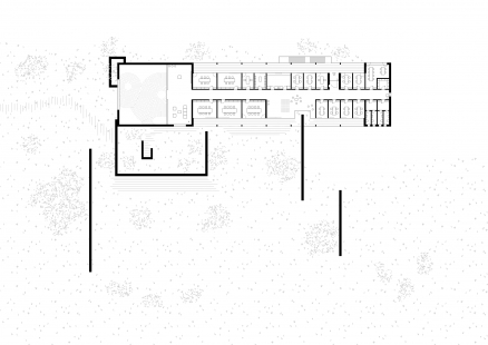 <JANOŠÍK> approaches the concept of a house and showroom <Spoj>