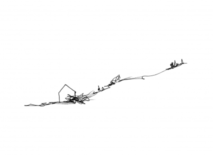 <JANOŠÍK> approaches the concept of a house and showroom <Spoj>