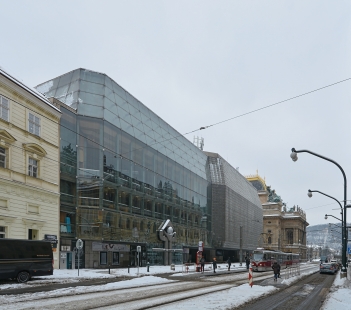 Národní divadlo dnes zahájí rekonstrukci Nové scény za 1,8 miliardy korun bez DPH - foto: Petr Šmídek, 2021