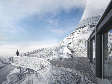 The city leadership is not keen on building the controversial cable car mid-station on Ještěd - foto: SIAL / Statutární město Liberec