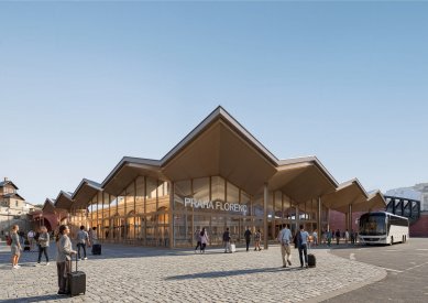 Penta vybrala v soutěži architekty nové odbavovací haly nádraží Florenc - foto: UPSTRUCTURE s.r.o.
