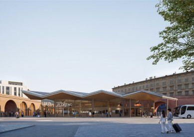Penta vybrala v soutěži architekty nové odbavovací haly nádraží Florenc - foto: UPSTRUCTURE s.r.o.