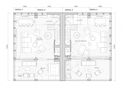 Ikonický krb jako dominanta současné horské architektury