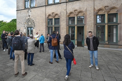Reflection on Open House Brno 2026 - Berl Palace - Museum by Heinrich Ferstel at Moravian Square 15 - foto: Petr Šmídek, 2026