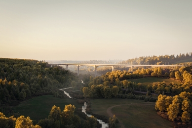 The competition for the bridges of the new railway in Vysočina was won by Boele and Blank architects