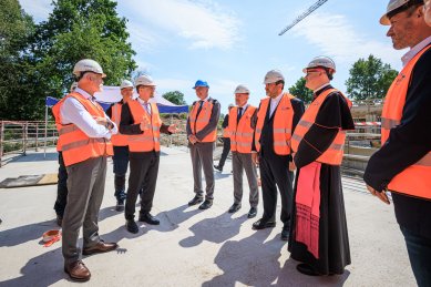 President Petr Pavel visited the construction of the church in Neratovice