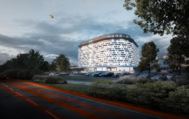 In Hradec Králové, the construction of an infectious disease clinic worth more than a billion has begun - foto: DOMY ARCHITECTS