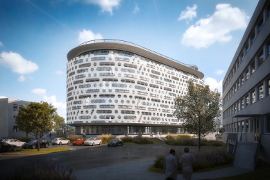 In Hradec Králové, the construction of an infectious disease clinic worth more than a billion has begun - foto: DOMY ARCHITECTS