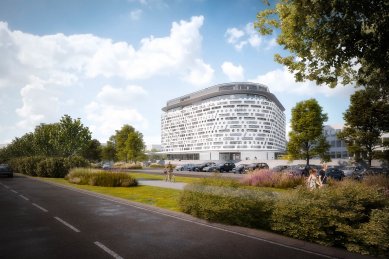 In Hradec Králové, the construction of an infectious disease clinic worth more than a billion has begun - foto: DOMY ARCHITECTS
