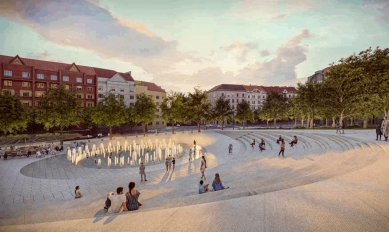 Praha 10 selected the design for the future appearance of Svatopluk Čech Square