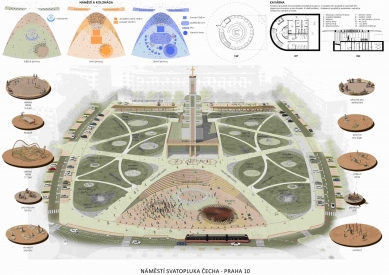 Praha 10 selected the design for the future appearance of Svatopluk Čech Square